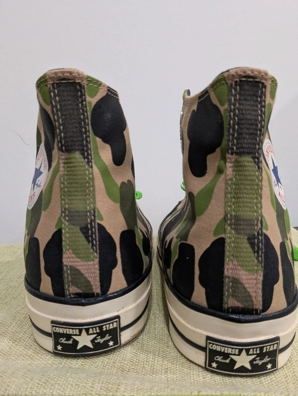 Clean Converse Chuck Taylor All Star Hi Men Size 13 Camo Athletic Shoes Sneakers - Picture 5 of 8